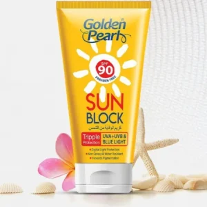 Golden Pearl Sun Block SPF 90 – Triple Protection